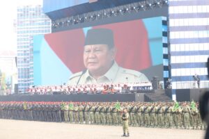 Panglima TNI Dampingi Presiden RI pada Presidential Inspection HUT ke-80 TNI di Teluk Jakarta