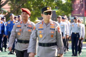 Apel Gelar Pasukan Tanggap Bencana, Polda Gorontalo Tampilkan Sarana dan Prasarana