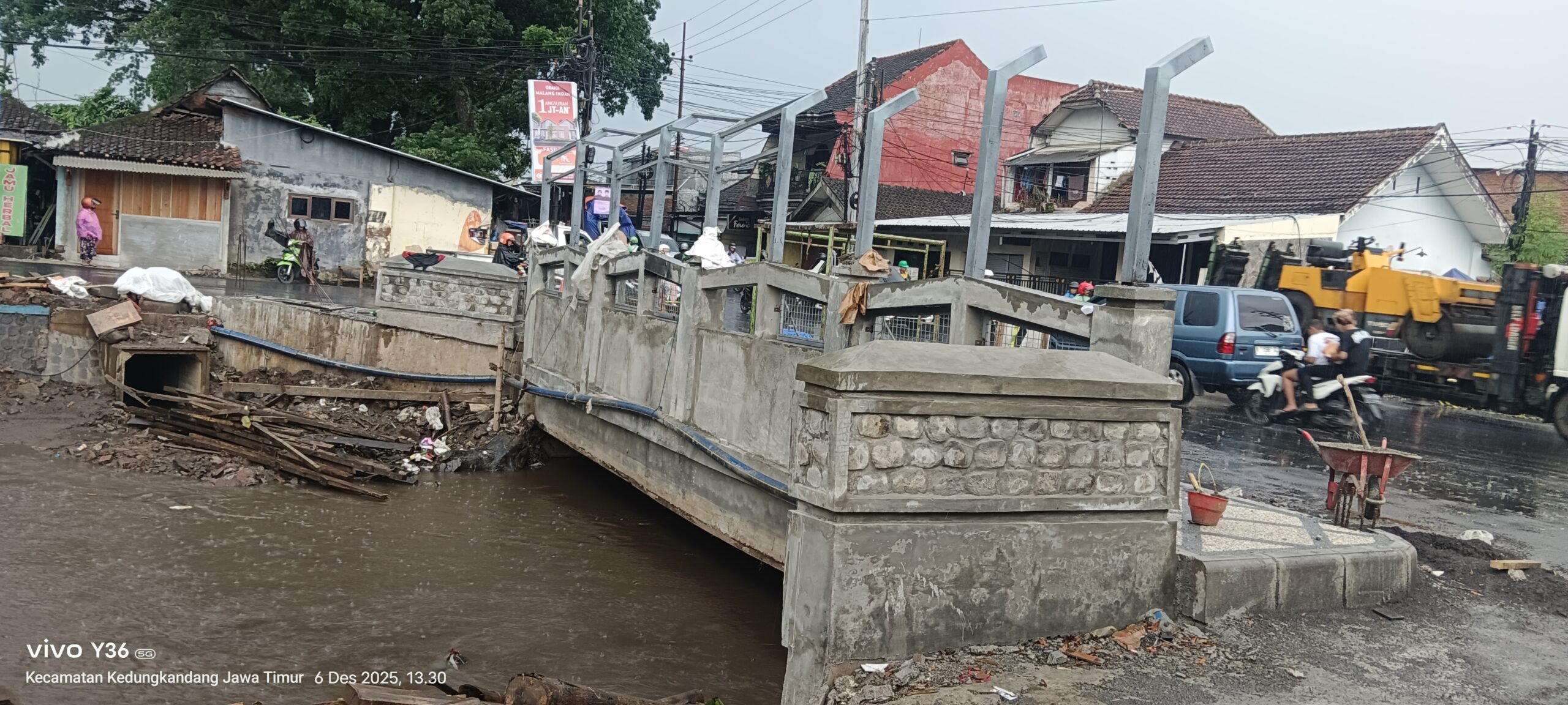 proyek jembatan kedungkandang, kota Malang, Jawa Timur