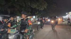 Jaga Keamanan Wilayah Koramil 11/Pasar Kemis Patroli Maung