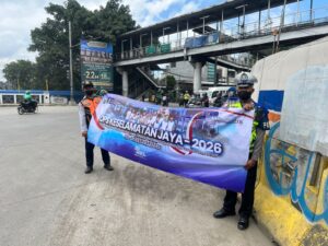 Satlantas Polres Metro Jakarta Utara Gelar Sosialisasi Operasi Keselamatan Jaya 2026 di Penjaringan