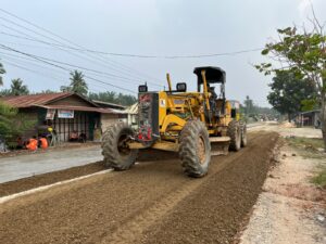 Beton Rigid Jalan Jenderal Sudirman Kubu Babussalam Di Desain Tidak Menggunakan Wiremesh