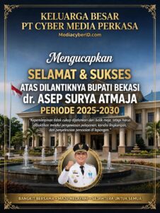 Bupati Bekasi dr. Asep Surya Atmaja Resmi Dilantik, Prioritaskan Kesehatan Gratis dan Infrastruktur